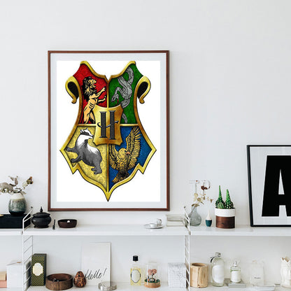 Harry Potter Badge - Full Square Drill Diamond Painting 50*60CM