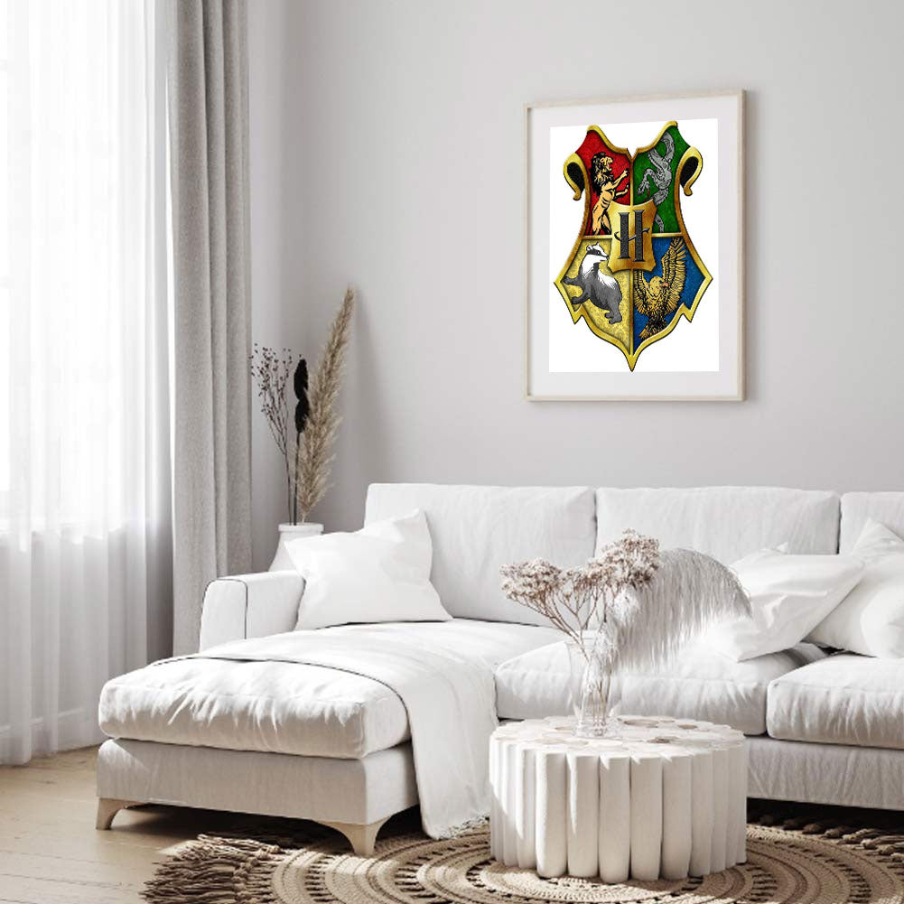 Harry Potter Badge - Full Square Drill Diamond Painting 50*60CM