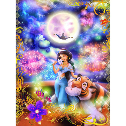 Princess Jasmine - Full Round Drill Diamond Painting 30*40CM