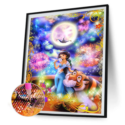 Princess Jasmine - Full Round Drill Diamond Painting 30*40CM