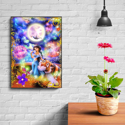 Princess Jasmine - Full Round Drill Diamond Painting 30*40CM
