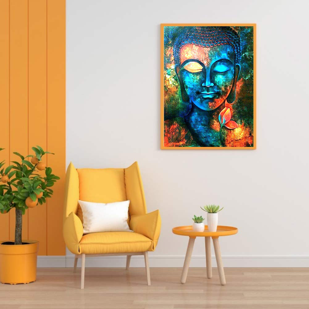 Buddha Statue - Full Round Drill Diamond Painting 30*40CM