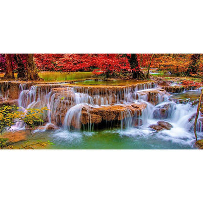 Maple Falls - Full Square Drill Diamond Painting 80*40CM