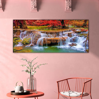 Maple Falls - Full Square Drill Diamond Painting 80*40CM