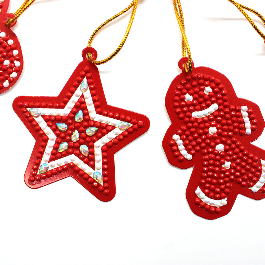 Festive Ornaments (Single Sided Shaped Diamonds)