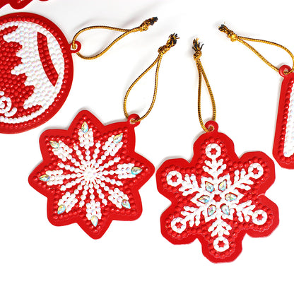 Festive Ornaments (Single Sided Shaped Diamonds)