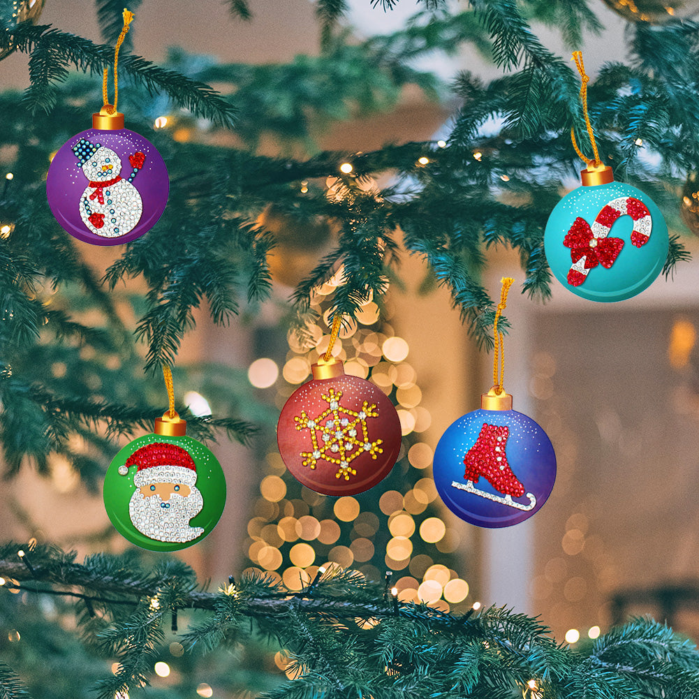 Festive Ornaments (Single Sided Shaped Diamonds)