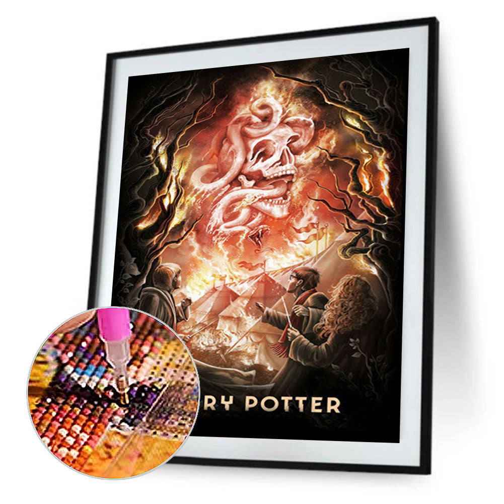 Harry Potter - Full Round Drill Diamond Painting 50*60CM