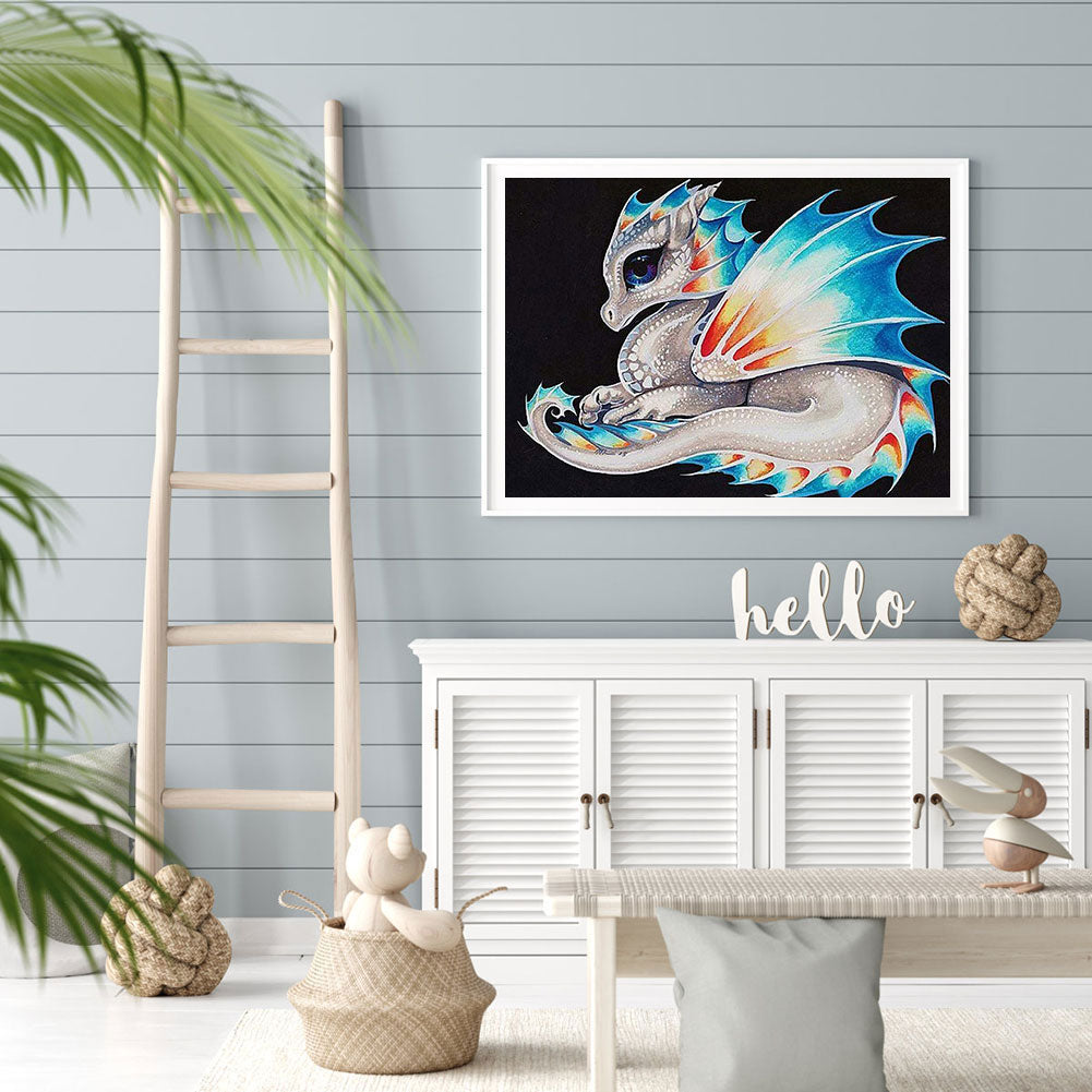 Dragon - Full Round Drill Diamond Painting 60*50CM
