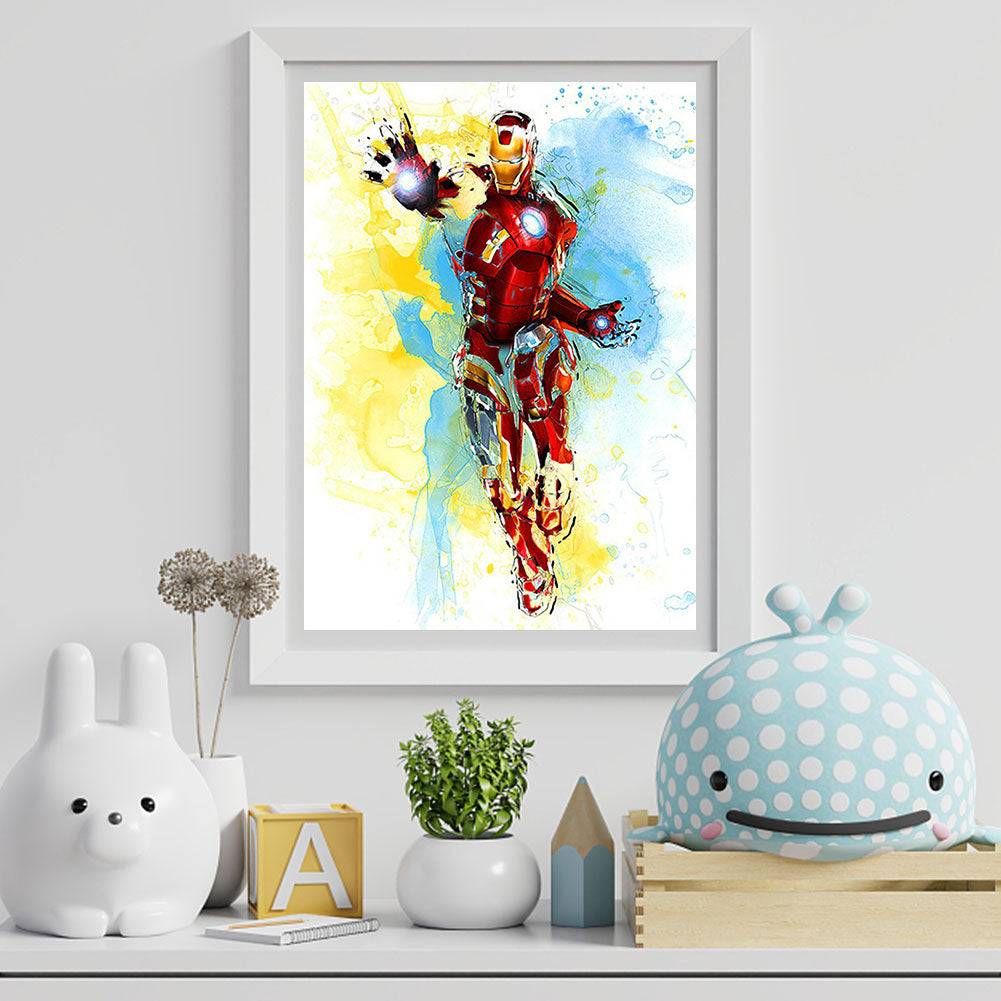 Iron Man - Full Round Drill Diamond Painting 50*60CM