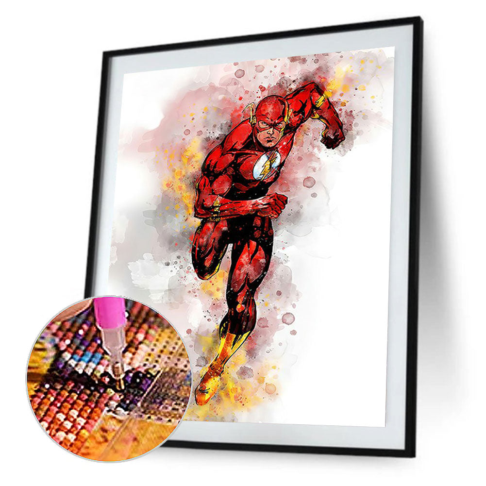 Superman - Full Round Drill Diamond Painting 50*60CM