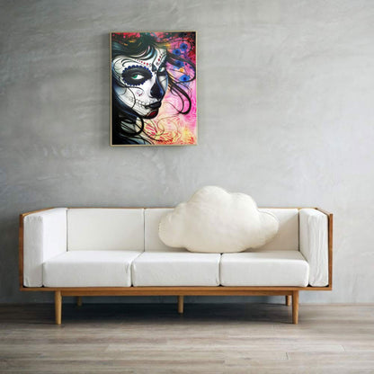 Skeleton Woman - Full Round Drill Diamond Painting 30*40CM