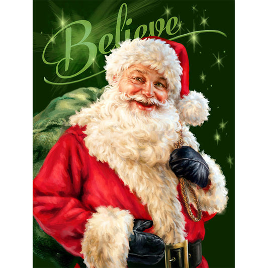 Santa Claus - Full Round Drill Diamond Painting 30*40CM