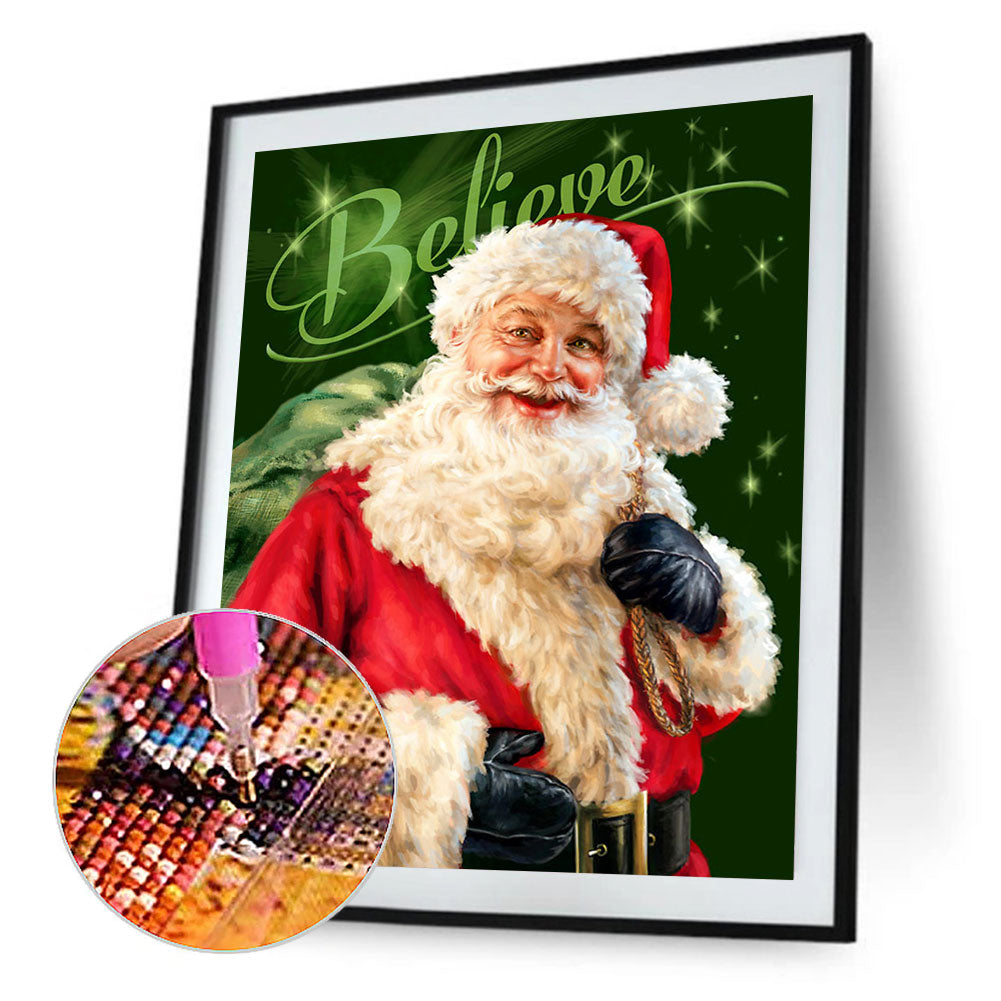 Santa Claus - Full Round Drill Diamond Painting 30*40CM