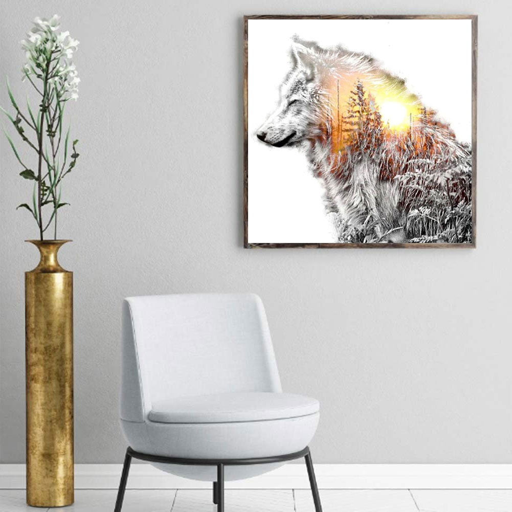 Art Wolf - Full Square Drill Diamond Painting 40*40CM