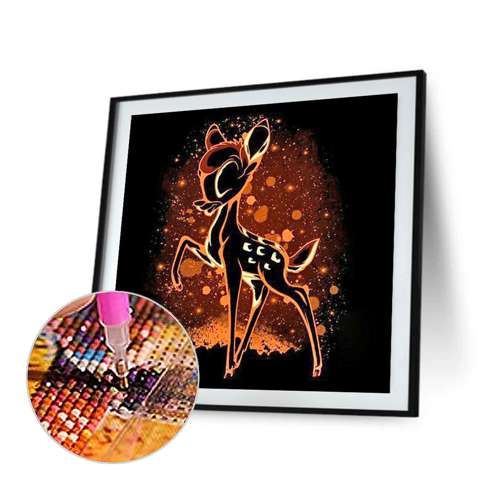 Small Sika Deer - Full Square Drill Diamond Painting 40*40CM