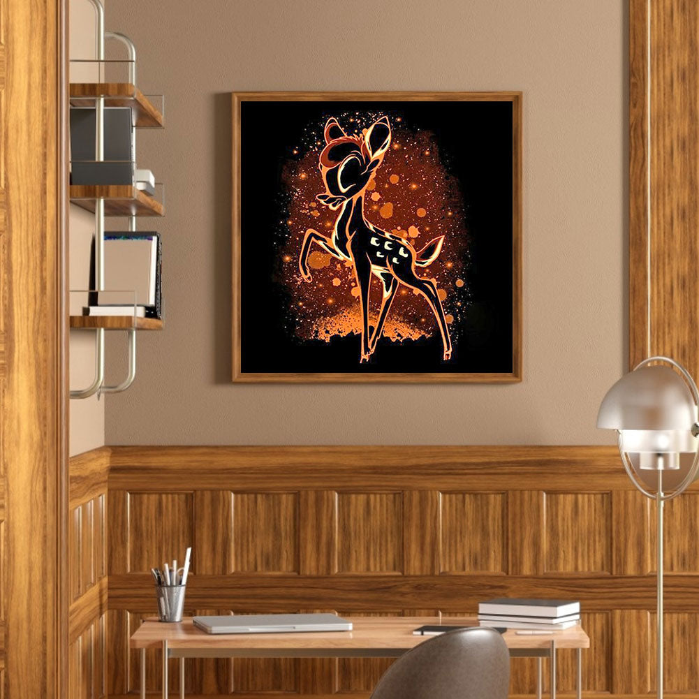 Small Sika Deer - Full Square Drill Diamond Painting 40*40CM