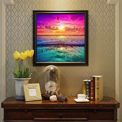 Sunset Seaside - Full Square Drill Diamond Painting 50*50CM