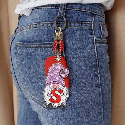 DIY Diamond Painted Keychain