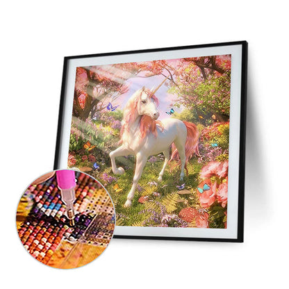 Unicorn - Full Round Drill Diamond Painting 40*40CM