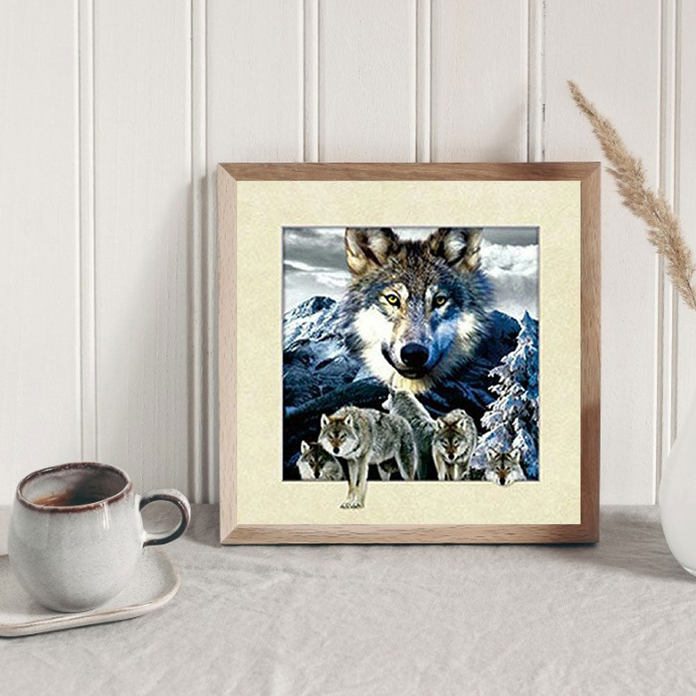 Wolf Pack - Full Round Drill Diamond Painting 50*50CM