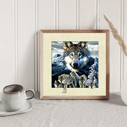 Wolf Pack - Full Round Drill Diamond Painting 50*50CM