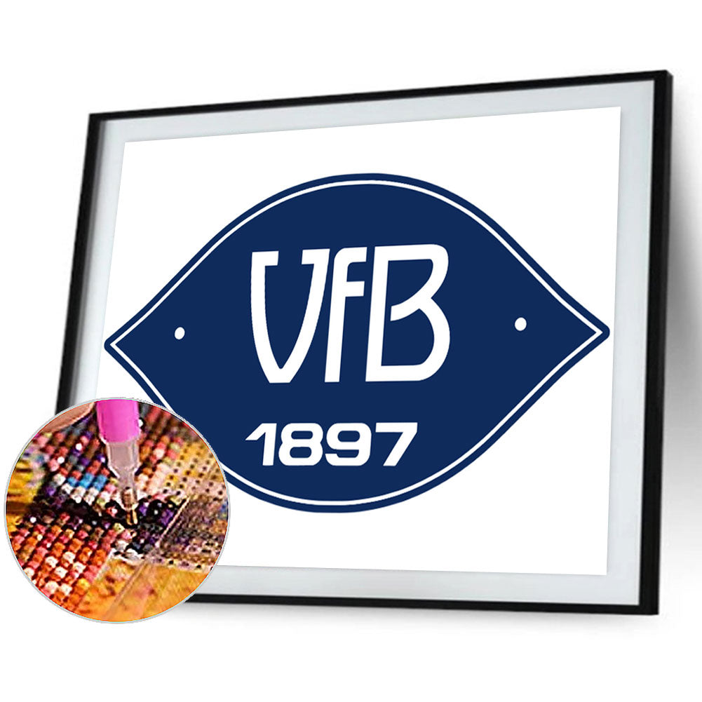 Oldenburg Football Team Logo - Full Round Drill Diamond Painting 40*30CM