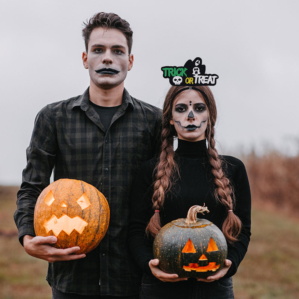 DIY Point Drill Halloween Head Band Halloween Party Photo Props Hair Decor