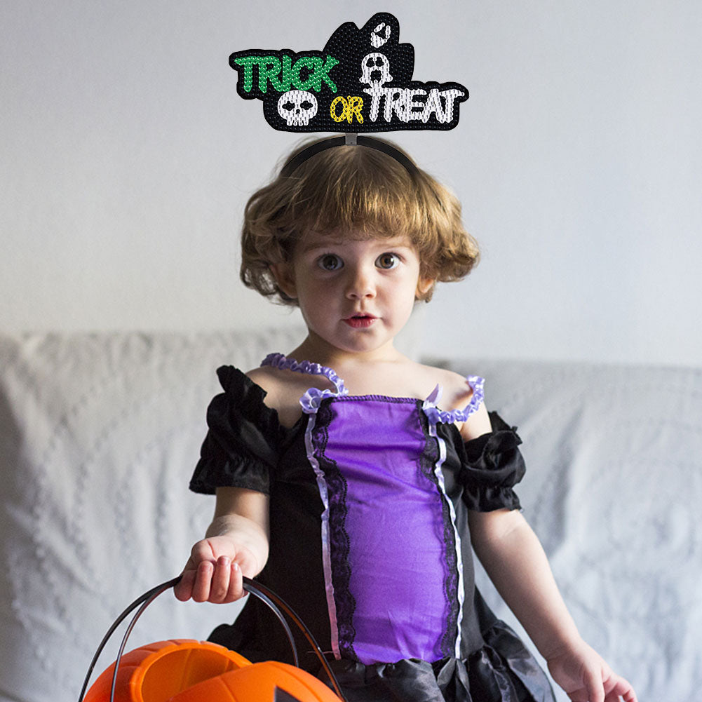 DIY Point Drill Halloween Head Band Halloween Party Photo Props Hair Decor