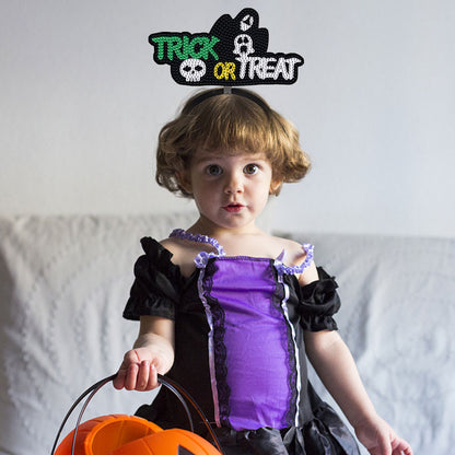 DIY Point Drill Halloween Head Band Halloween Party Photo Props Hair Decor