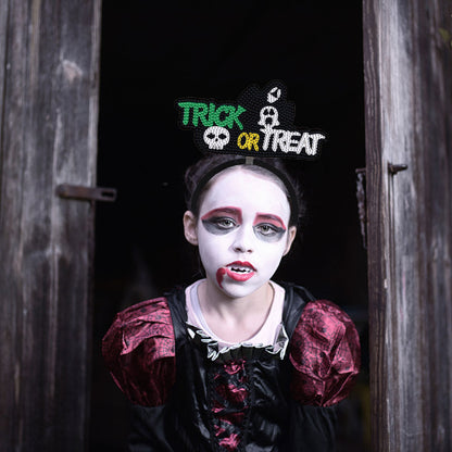 DIY Point Drill Halloween Head Band Halloween Party Photo Props Hair Decor