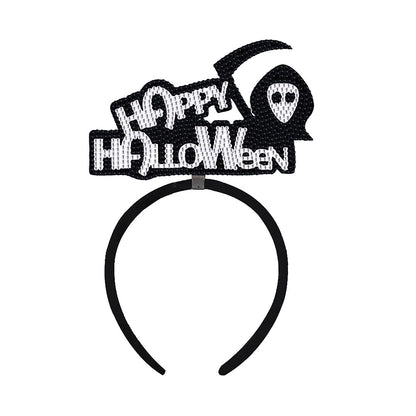 DIY Point Drill Halloween Head Band Halloween Party Photo Props Hair Decor