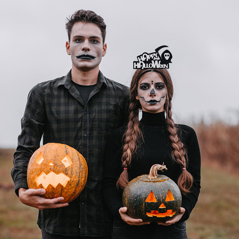DIY Point Drill Halloween Head Band Halloween Party Photo Props Hair Decor