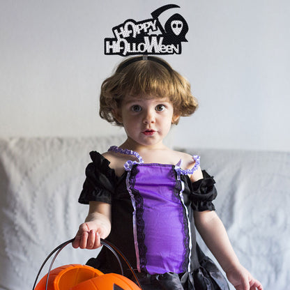 DIY Point Drill Halloween Head Band Halloween Party Photo Props Hair Decor