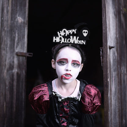 DIY Point Drill Halloween Head Band Halloween Party Photo Props Hair Decor