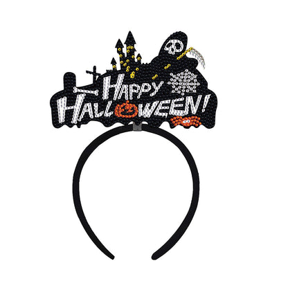 DIY Point Drill Halloween Head Band Halloween Party Photo Props Hair Decor