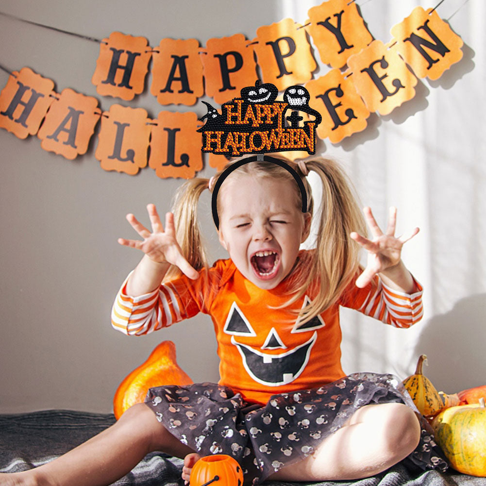 DIY Point Drill Halloween Head Band Halloween Party Photo Props Hair Decor