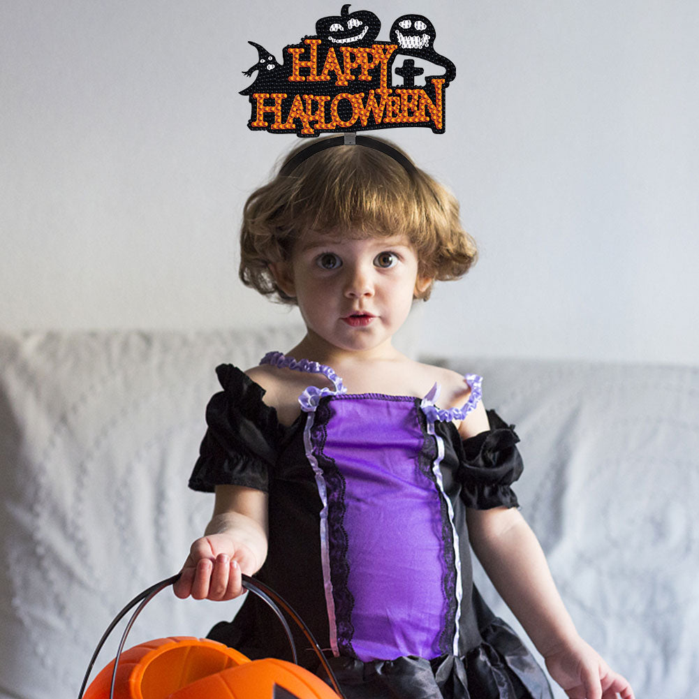 DIY Point Drill Halloween Head Band Halloween Party Photo Props Hair Decor