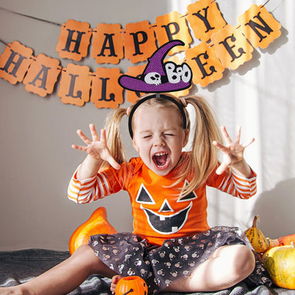 DIY Point Drill Halloween Head Band Halloween Party Photo Props Hair Decor