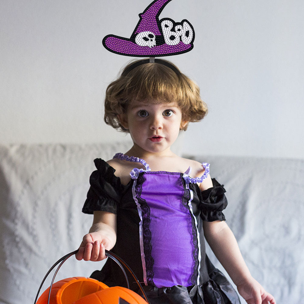 DIY Point Drill Halloween Head Band Halloween Party Photo Props Hair Decor