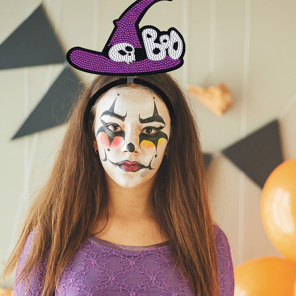 DIY Point Drill Halloween Head Band Halloween Party Photo Props Hair Decor
