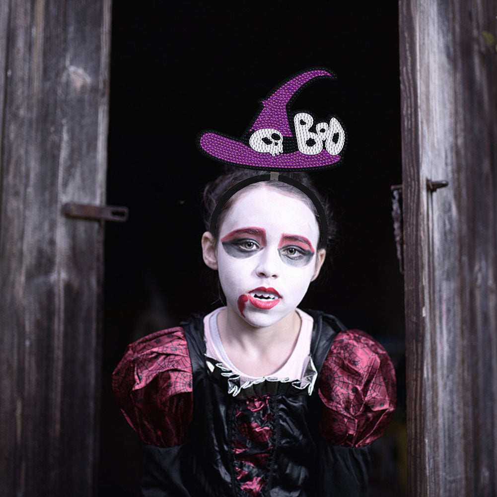 DIY Point Drill Halloween Head Band Halloween Party Photo Props Hair Decor