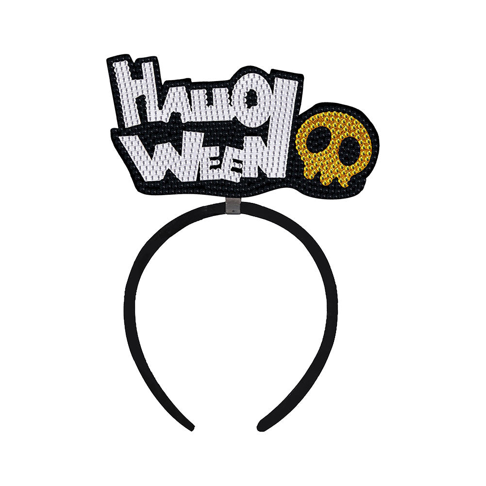 DIY Point Drill Halloween Head Band Halloween Party Photo Props Hair Decor