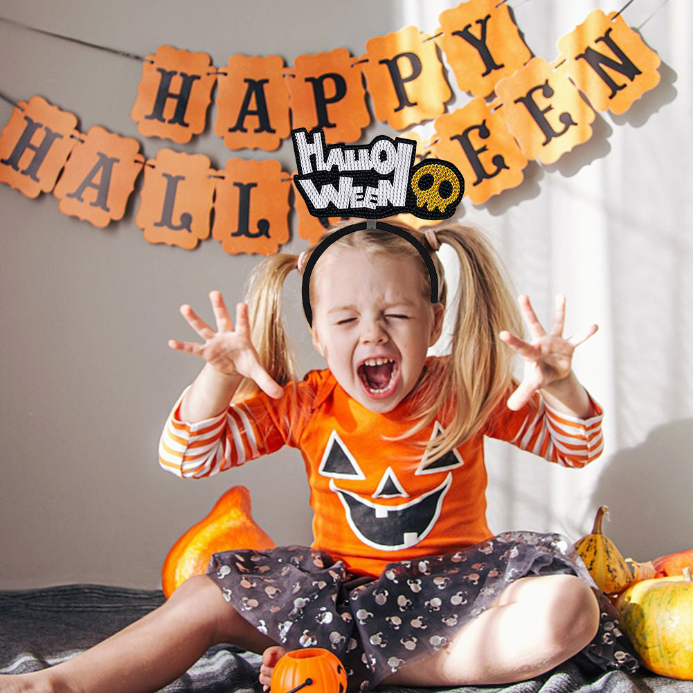 DIY Point Drill Halloween Head Band Halloween Party Photo Props Hair Decor
