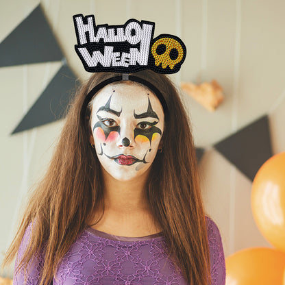 DIY Point Drill Halloween Head Band Halloween Party Photo Props Hair Decor