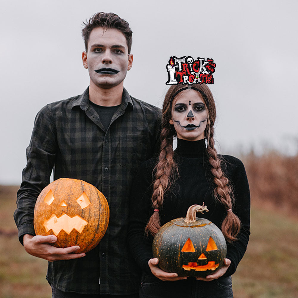 DIY Point Drill Halloween Head Band Halloween Party Photo Props Hair Decor