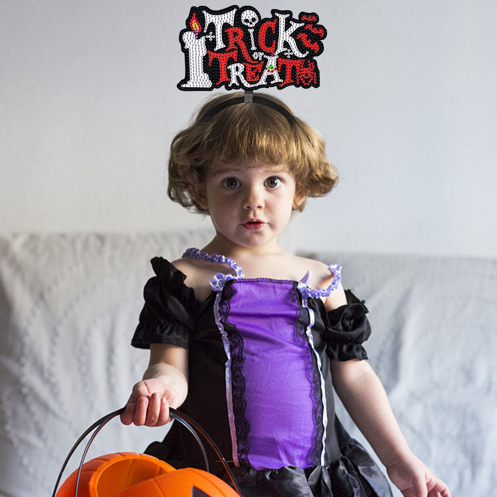 DIY Point Drill Halloween Head Band Halloween Party Photo Props Hair Decor