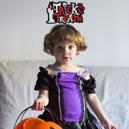 DIY Point Drill Halloween Head Band Halloween Party Photo Props Hair Decor