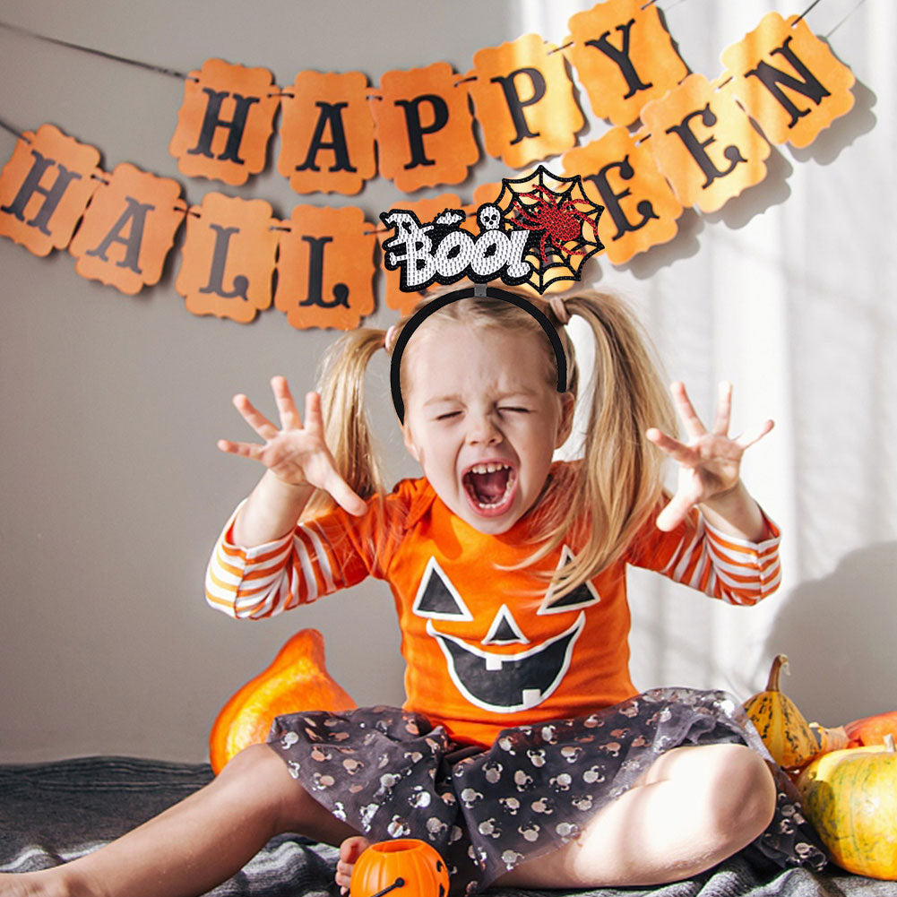 DIY Point Drill Halloween Head Band Halloween Party Photo Props Hair Decor