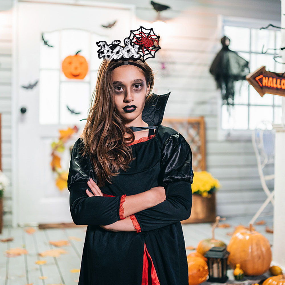 DIY Point Drill Halloween Head Band Halloween Party Photo Props Hair Decor
